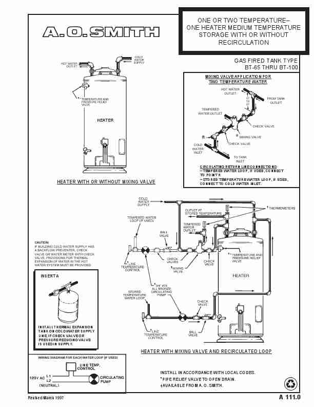 A O  Smith Water Heater BT-100-page_pdf